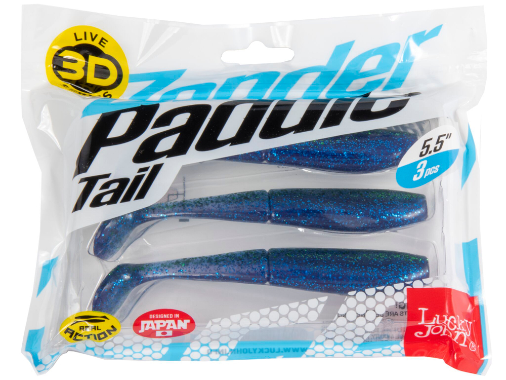 Виброхвост LJ 3D Series Zander Paddle Tail 5.5" (14 см), цвет Z13, 3 шт.