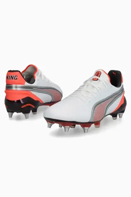 Бутсы Puma King Ultimate MxSG - белый