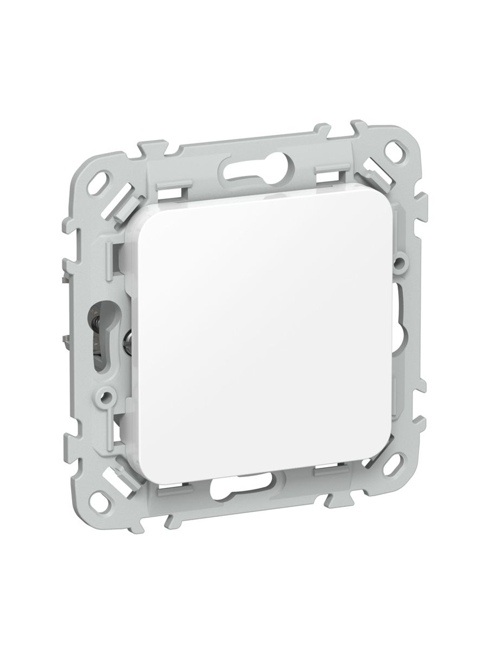 Заглушка СП FLITE ЗГ-ФлБ с суппортом механизм бел. IEK FI-PL10-K01