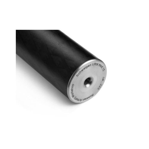 ДТК закрытого типа Schweigen Ultra mod. 15 carbon копия финской Ase Utra SL7 на карабин Сайга, АК-74, АК-105, АК-200, АК-205 (5,45x39, .223Rem, M24x1,5 правая), RAW