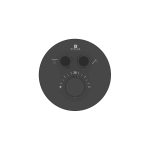 Душевой комплект Инспаер (Inspire) VSFW-3I22MT2RMB встраиваемый, термостатический, двухрежимный, черный,