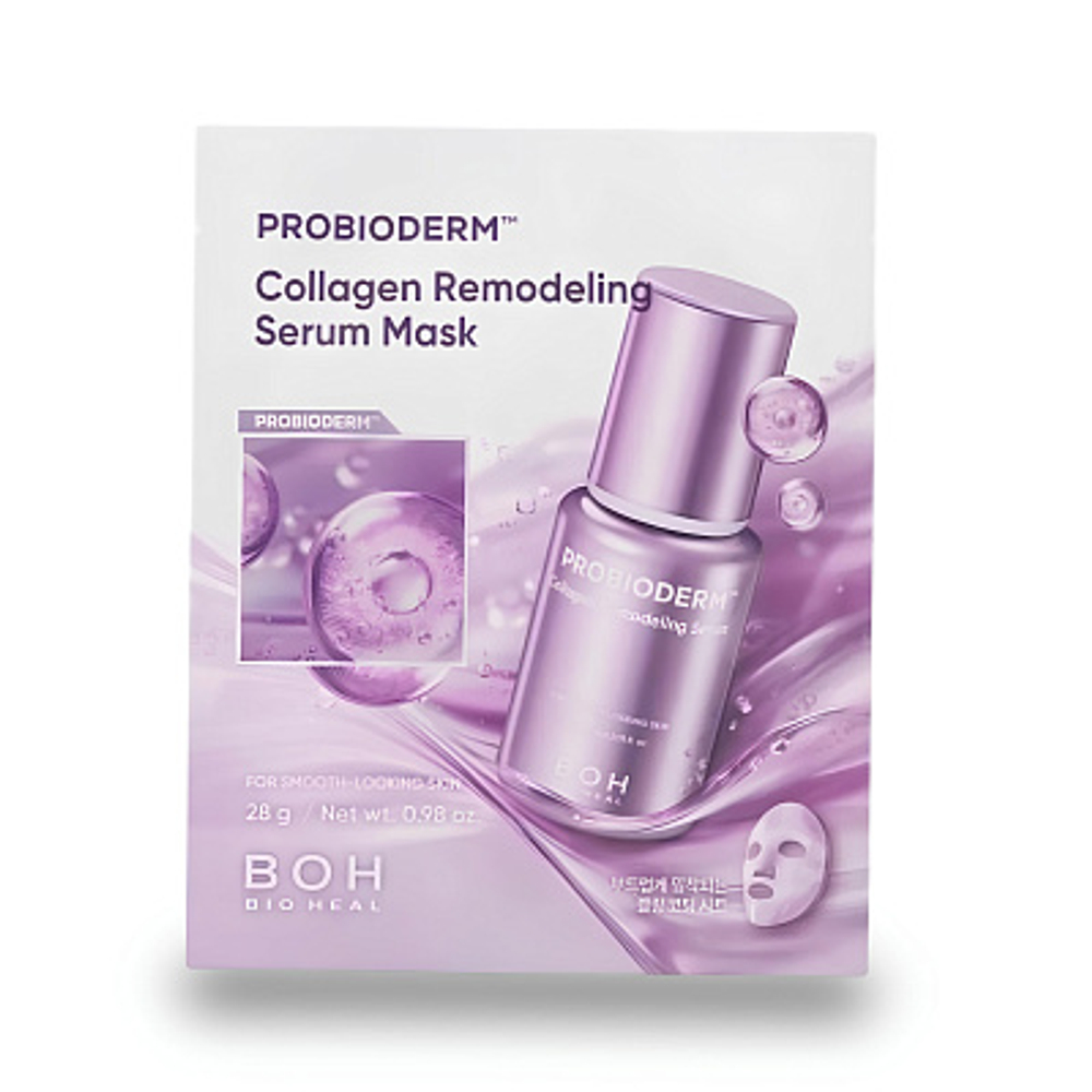 Ремоделирующая маска-сыворотка BIOHEAL BOH Probioderm Collagen Remodeling Serum Mask (28г)
