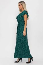 Платье Элинор макси (зеленое) П13759-12М LT Collection