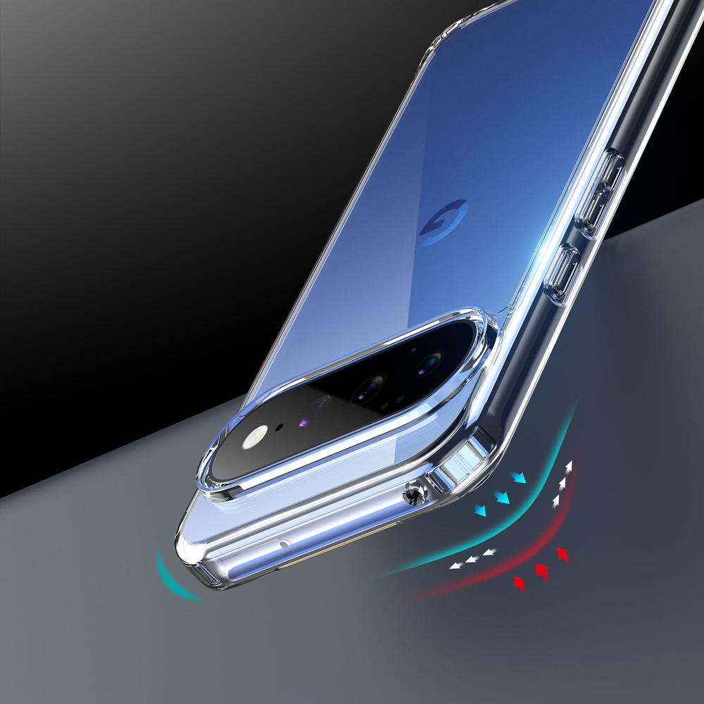 Усиленный прозрачный чехол для Google Pixel 11 Pro XL, серия Clin Series от Dux Ducis