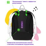 Ранец Berlingo Expert Mini Right to ride 36х27х14см, 2 отд., анатомическая спинка, с мешком д/обуви