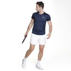 Мужское теннисное поло Nike Dri-Fit Advantage Polo Men - Dark Blue