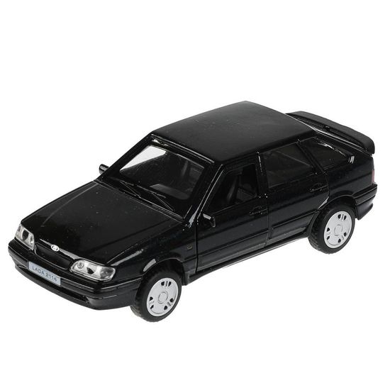 Машина металл LADA -2114 "SAMARA", 12 см, двер, баг, инер., черный, кор. Технопарк