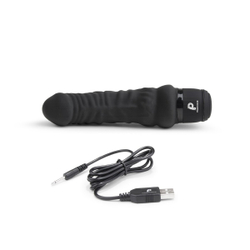 Небольшой массажер 6" Realistic Vibrator черный
