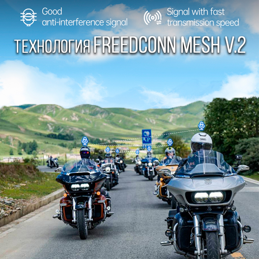 Мотогарнитура Freedconn FREE+, спортивная