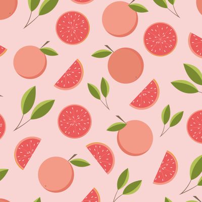 grapefruit print
