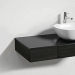 Тумба с раковиной VitrA Origin 120 см R 65682, черный дуб
