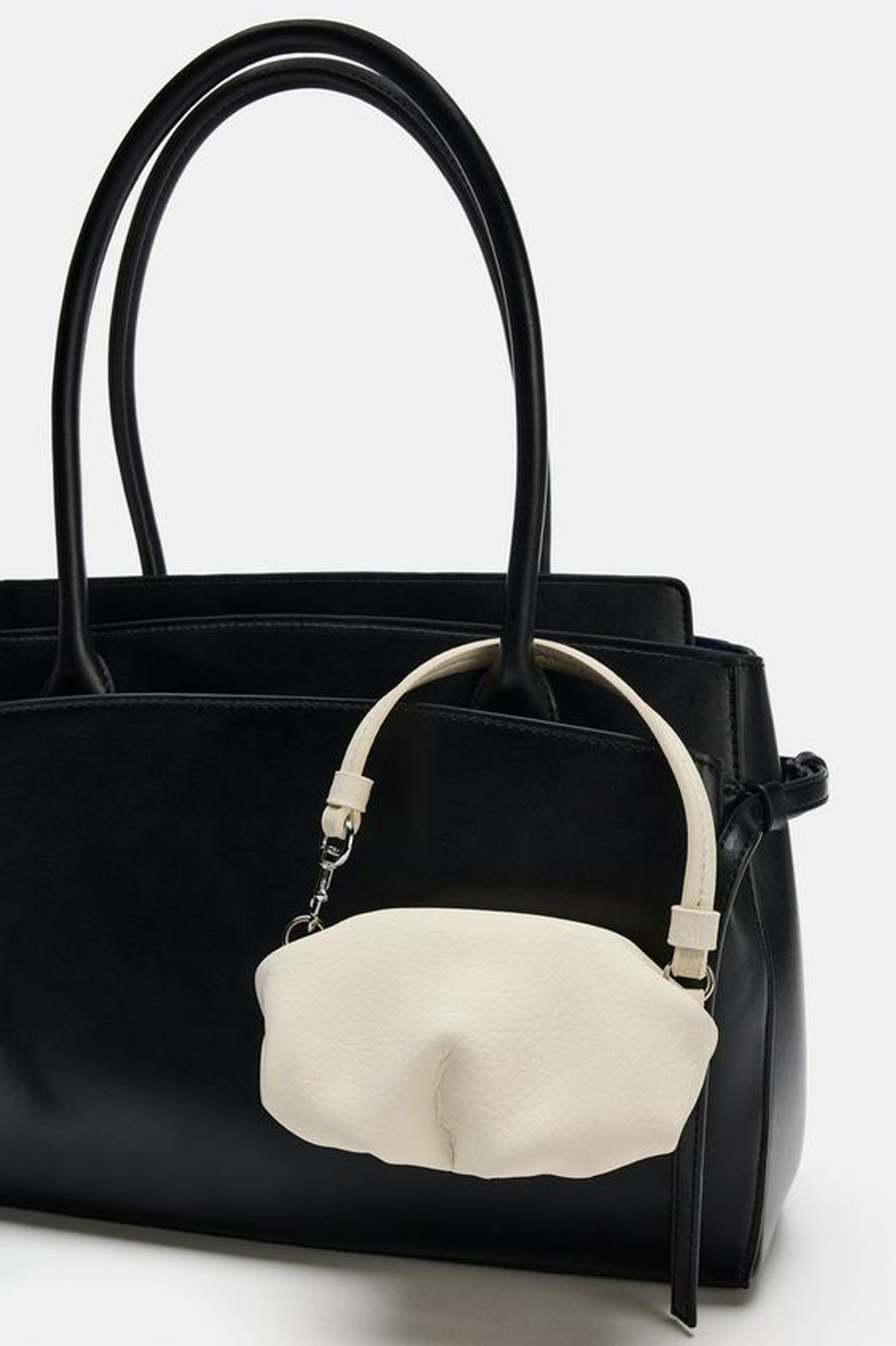 ZARA ШАРМ НА СУМКУ ДЛЯ ДУХОВ, ЭКРЮ