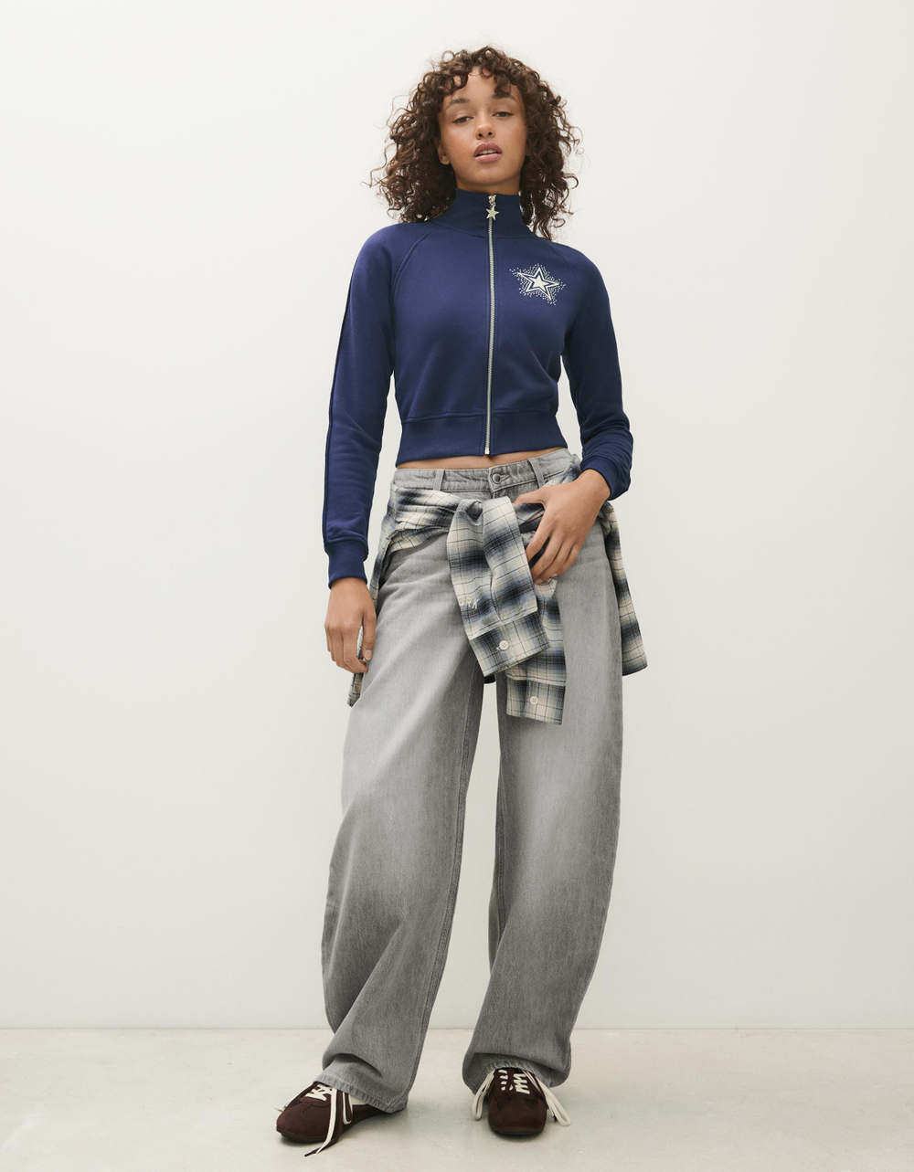 Женский свитшот на молнии DALLAS COWBOYS CHEERLEADERS - BERSHKA