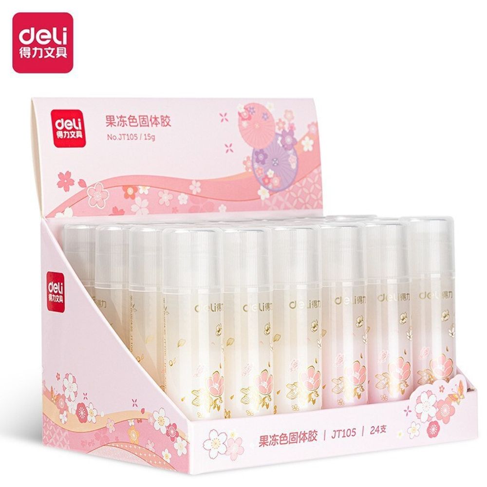 Клей-карандаш Deli "Sakura" Клей-карандаш Deli "Sakura"