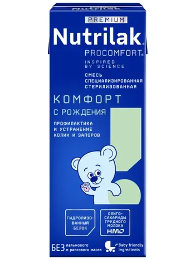 Смесь Nutrilak Premium Procomfort 200г с 0месяцев