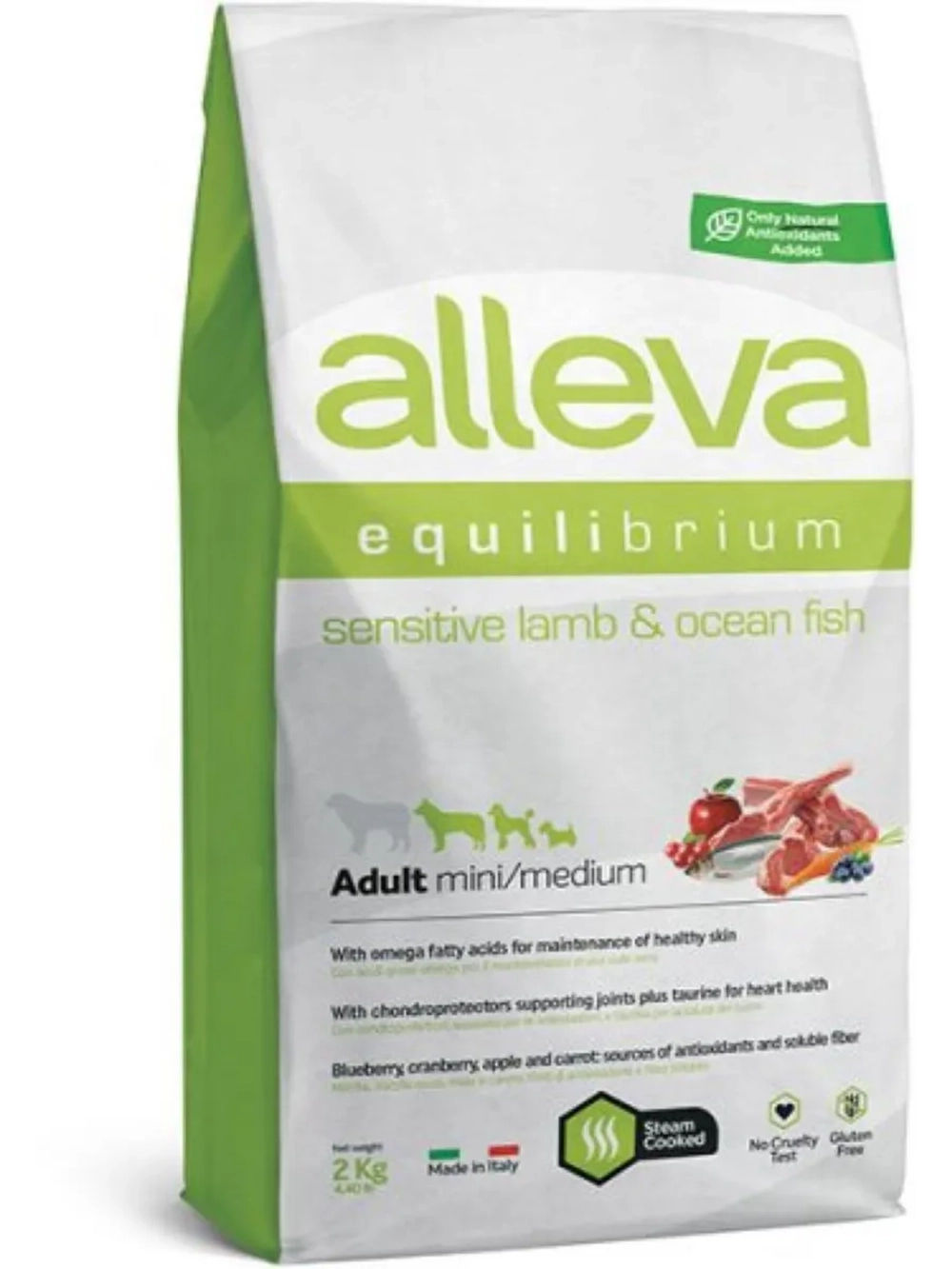 EQUILIBRIUM DOG Sensitive Корм для собак Ягненок и рыба 2кг