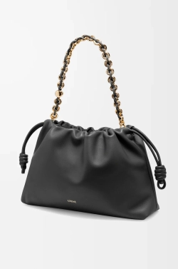 Loewe Большая сумка Flamenco из мягкой кожи ягненка наппа, черный