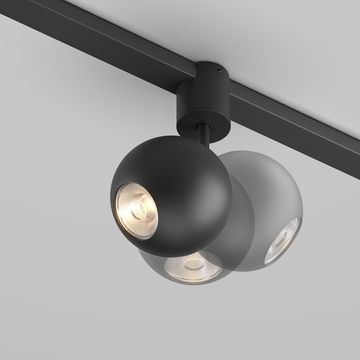 Трековый магнитный светильник LED 8W 3000К IP20 TR164-1-8W3K-M-B чёрный Sfera Elasity Maytoni