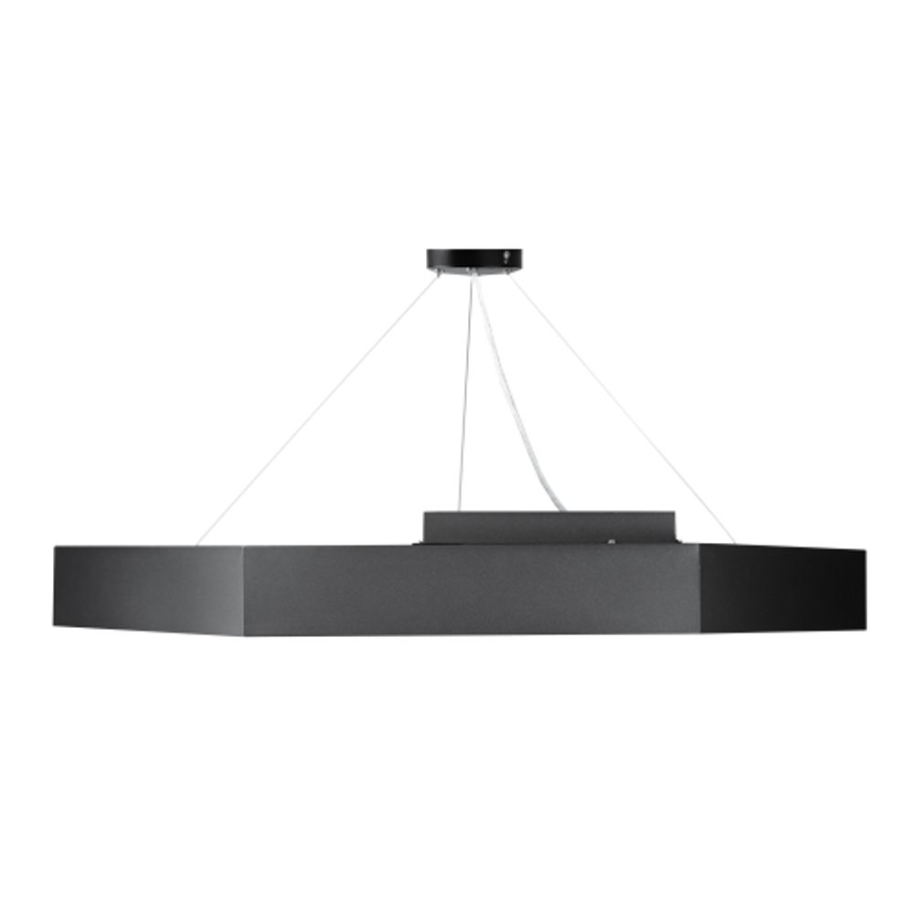 Светильник LED ЭРА Geometria SPO-123-B-40K-045 Hexagon 45Вт 4000К 2500Лм IP40 600*600*80 черный подвесной | Декоративные светильники Geometria