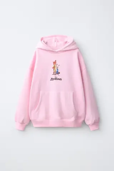 ZARA ХУДИ С ПРИНТОМ ZOOTOPIA ©DISNEY, РОЗОВЫЙ