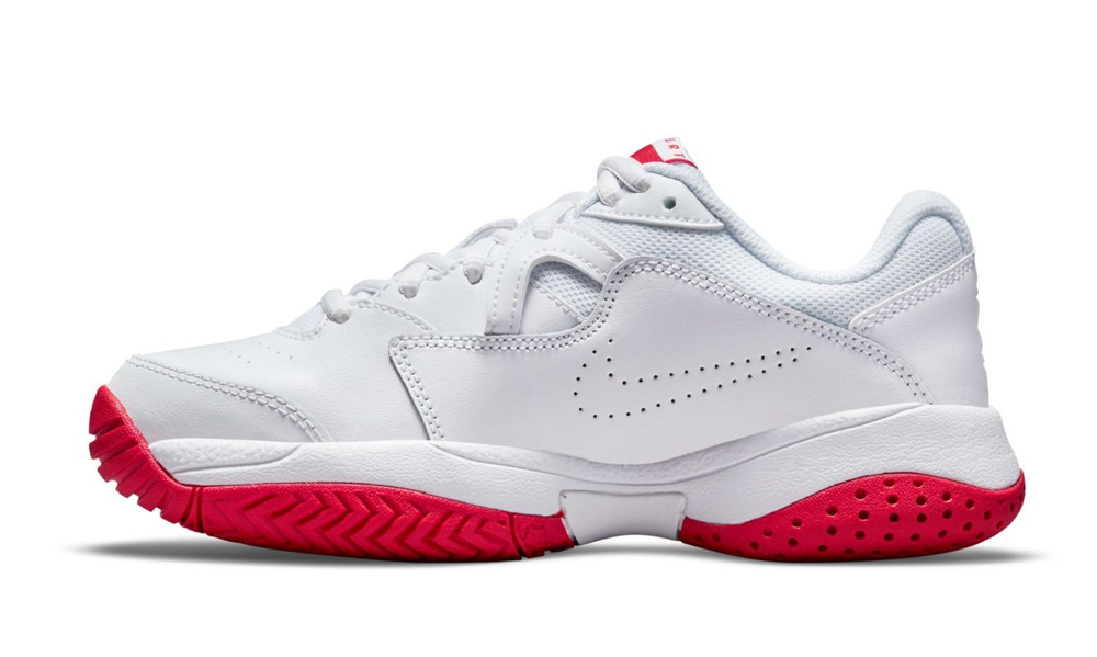 Детские Кроссовки теннисные  Nike Jr Court Lite 2 - white/university red
