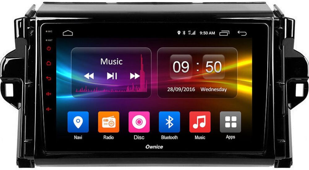 Магнитола для Toyota Fortuner 2015-2022 - Kuberg OL-9699 QLed, Android 12, Быстрая, CarPlay, 4G SIM-слот