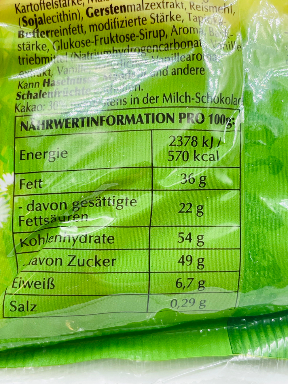 Lindt мини-яйца из молочного шоколада с кусочками печенья, 100 г