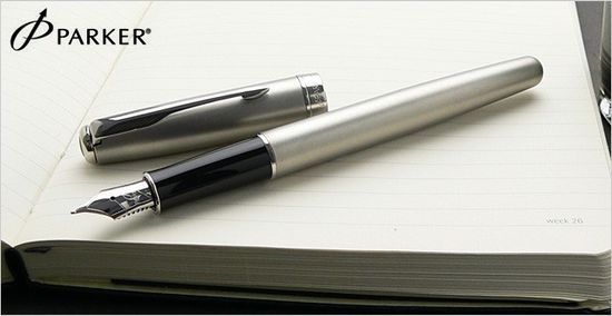 Перьевая ручка Parker Sonnet F526, цвет: St. Steel CT, перо: F, S0809210