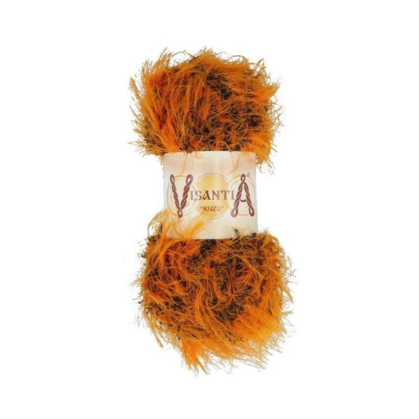 Пряжа Visantia Kuzu / уп.5 мот. по 100г, 55м, 10 оранжевый