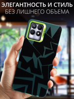 Дизайнерский чехол из пластика для REALME 8i и NARZO 50 с усиленной защитой камеры и глянцем