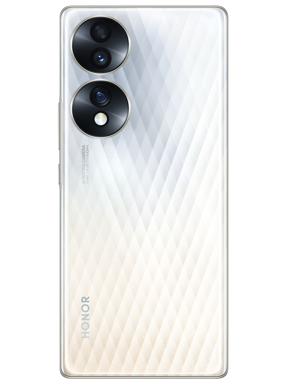 Honor Смартфон HONOR 70 Dual SIM, Камера 54 МП с ИИ для съемки видео и фото, OLED 120 Гц, 66 Вт, процессор Snapdragon 778G+, 2 слота SIM Global 12/256 ГБ, Nano-SIM, прозрачный
