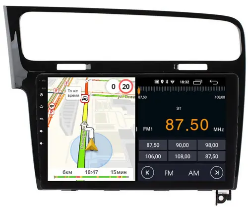 Магнитола для Volkswagen Golf 7 2012-2020 - Parafar PF257LUX2FHD на Android 13, CarPlay, 4G SIM-слот