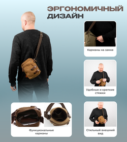 Мини-сумка Импульс - Зеленый