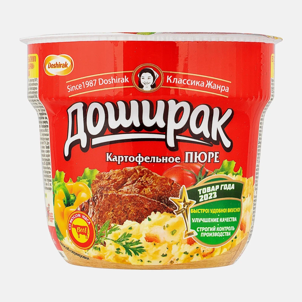Картофельное пюре Доширак со вкусом мяса 40г