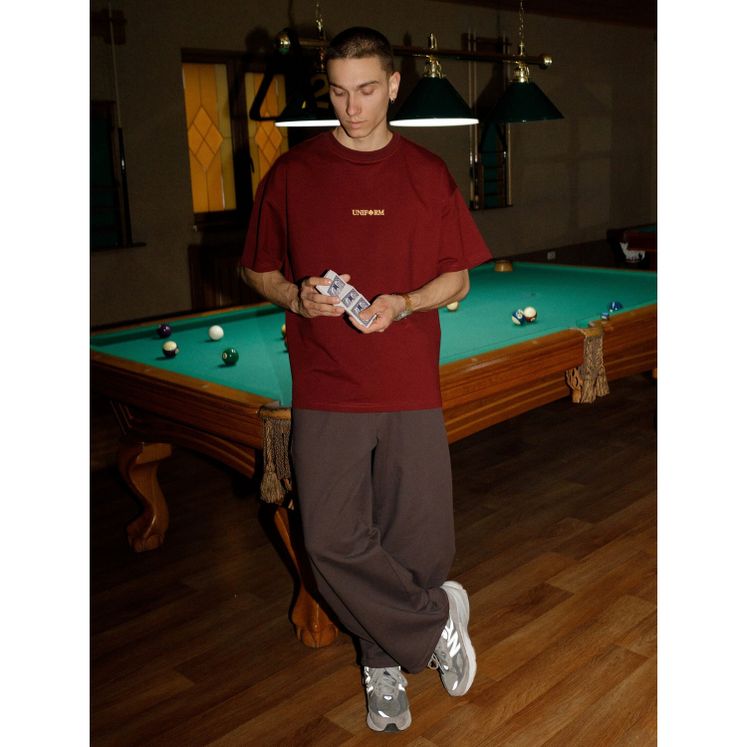 Футболка UNIFORM All in Win Hand, бордовый