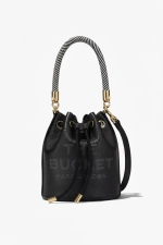 СУМКА MARC JACOBS THE LEATHER BUCKET BAG BLACK