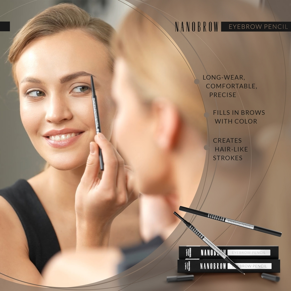 Nanobrow Eyebrow Pencil - Карандаши для бровей оттенок Dark Brown, 1 g