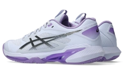 Женские Кроссовки теннисные Asics Solution Speed FF 4 Night Energy - blue fade/gunmetal