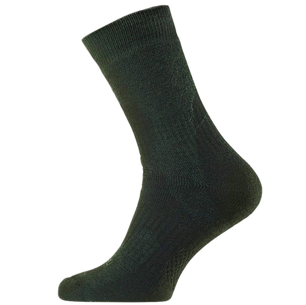 Носки Lasting TRP-698 -10°C +10°C wool+polyamide, зеленые с черными вставками -