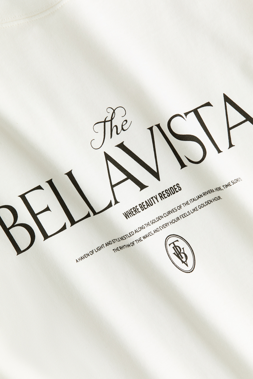 Футболка оверсайз — Белый/Bellavista - H&M