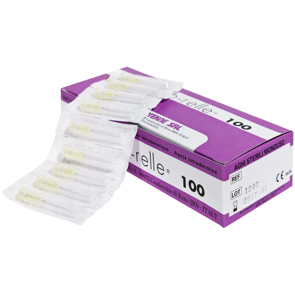 Игла для мезотерапии Meso-relle 30G 0,3х6 мм 100 шт