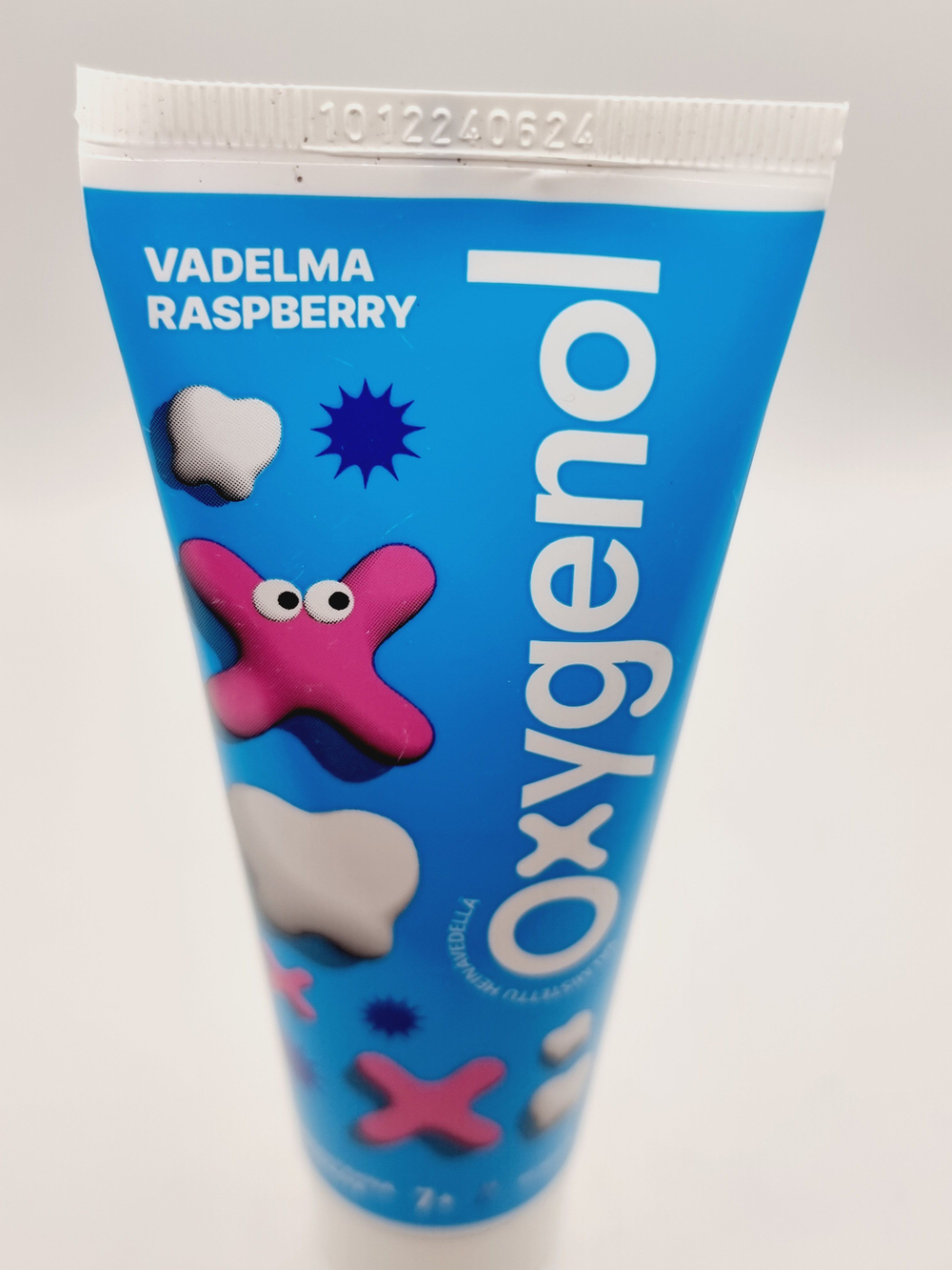 OXYGENOL Зубная паста детская 7+, с ксилитом и фторидом, со вкусом малины, 75 мл (из Финляндии)