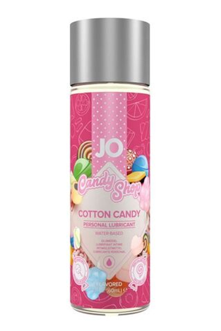 Смазка на водной основе Candy Shop Cotton Candy с ароматом сладкой ваты - 60 мл.