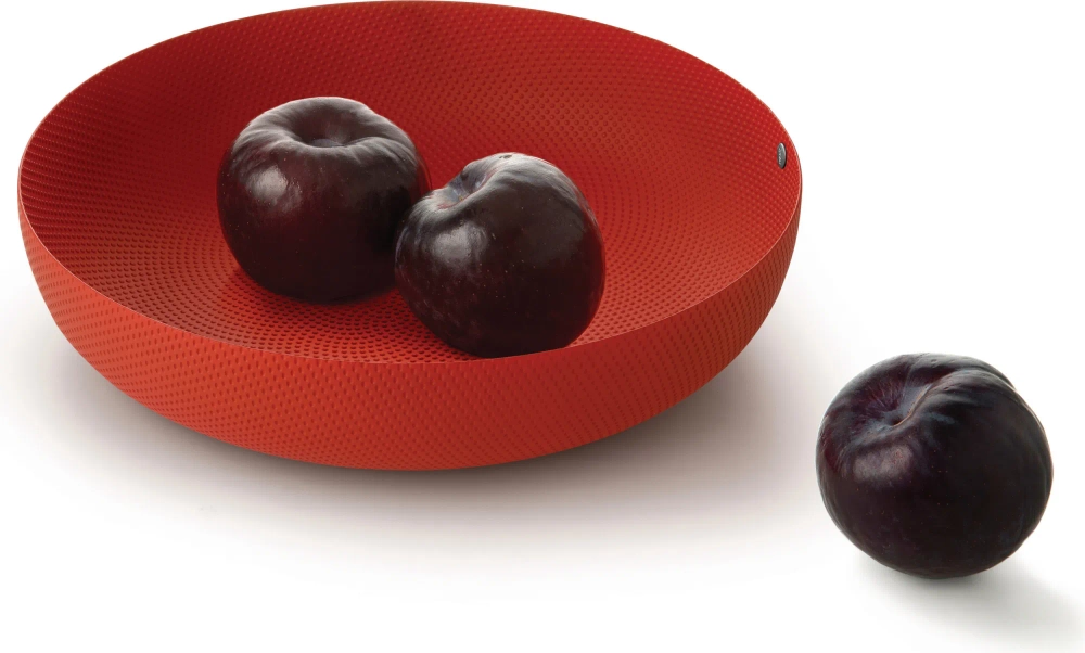 Alessi Текстурная чаша 21x4,7 см красная EAN 8003299430741
