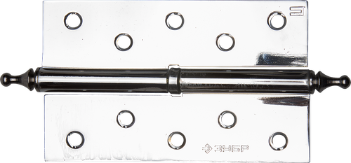 37605-125-2L Петля дверная разъемная, 1 подшипник, цвет хром (CP), левая, с крепежом, 125х75х2,5мм, 2 шт