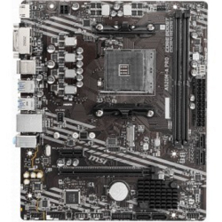 Материнская плата MSI A520M-A PRO (Soc-AM4 AMD A520 2xDDR4 mATX AC`97 8ch(7.1) GbLAN RAID+DVI+HDMI)