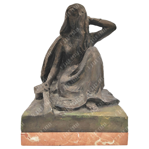 Динес Ю. С. Памятник Розе Джелакаевой. Бронза, литьё. 1985