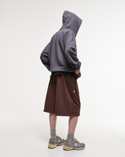 Baggy Shorts LOGO French Roast