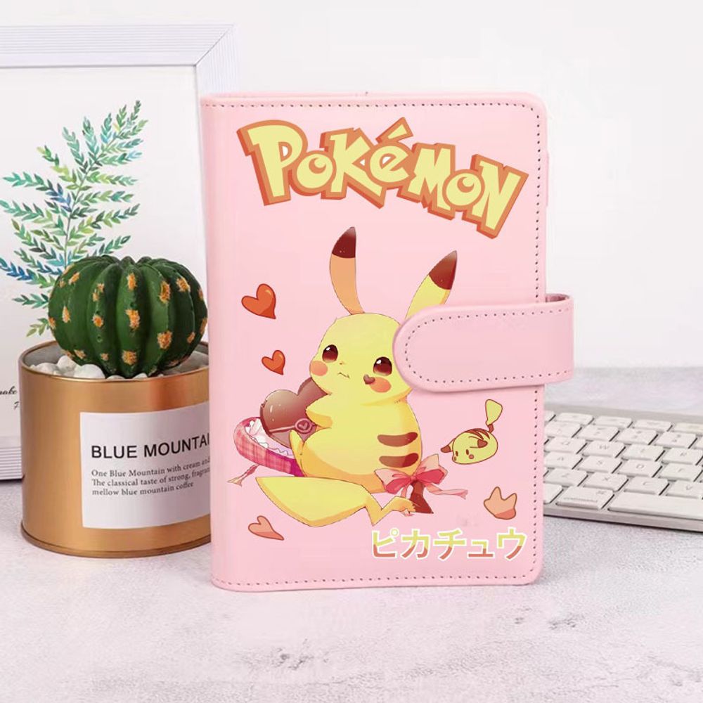 Ежедневник с застежкой "Pokemon", розовый