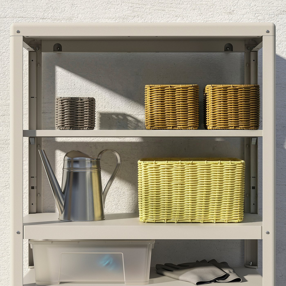 IKEA DJURTRÄNARE  (ИКЕА ДЙУРТРЭНАРЕ)  -  Корзина - серо-бежевая 12x17x9 см